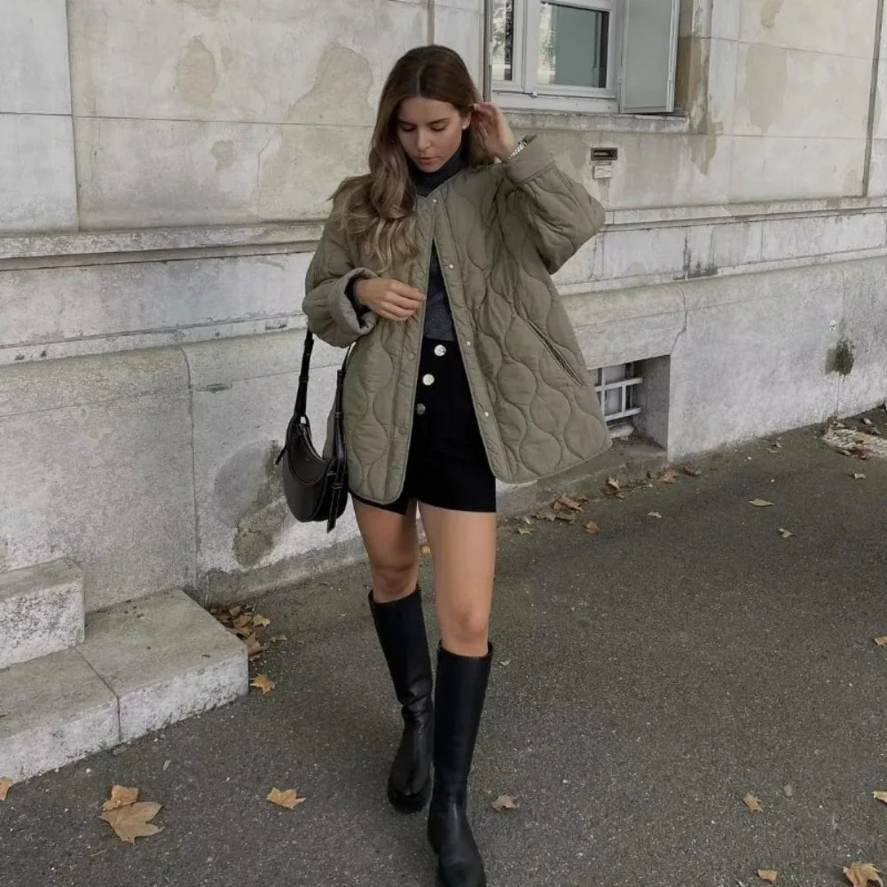 Elisa - Oversized Steppjacke