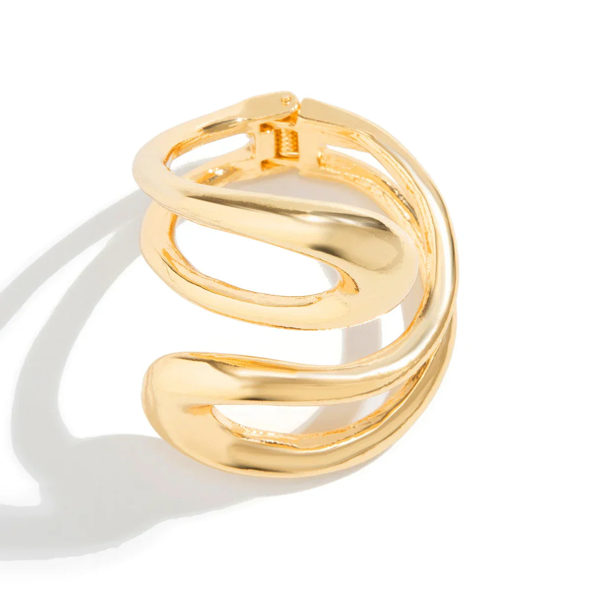 Susanne | Klassisches Geometrisches Gedrehtes Offenes Armband für Damen