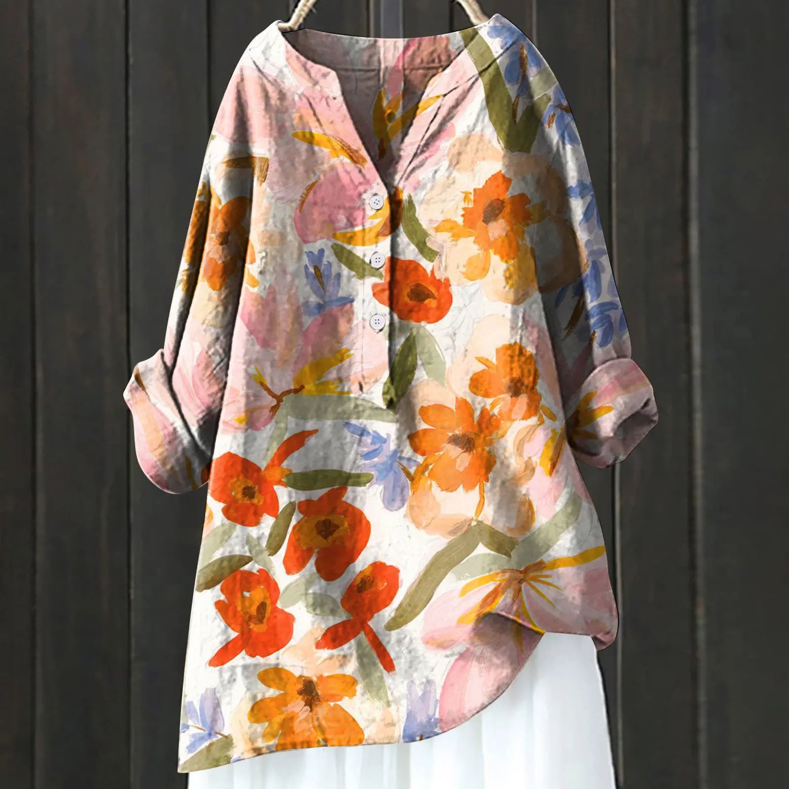 Jullie™ - Lässige Blumenbluse