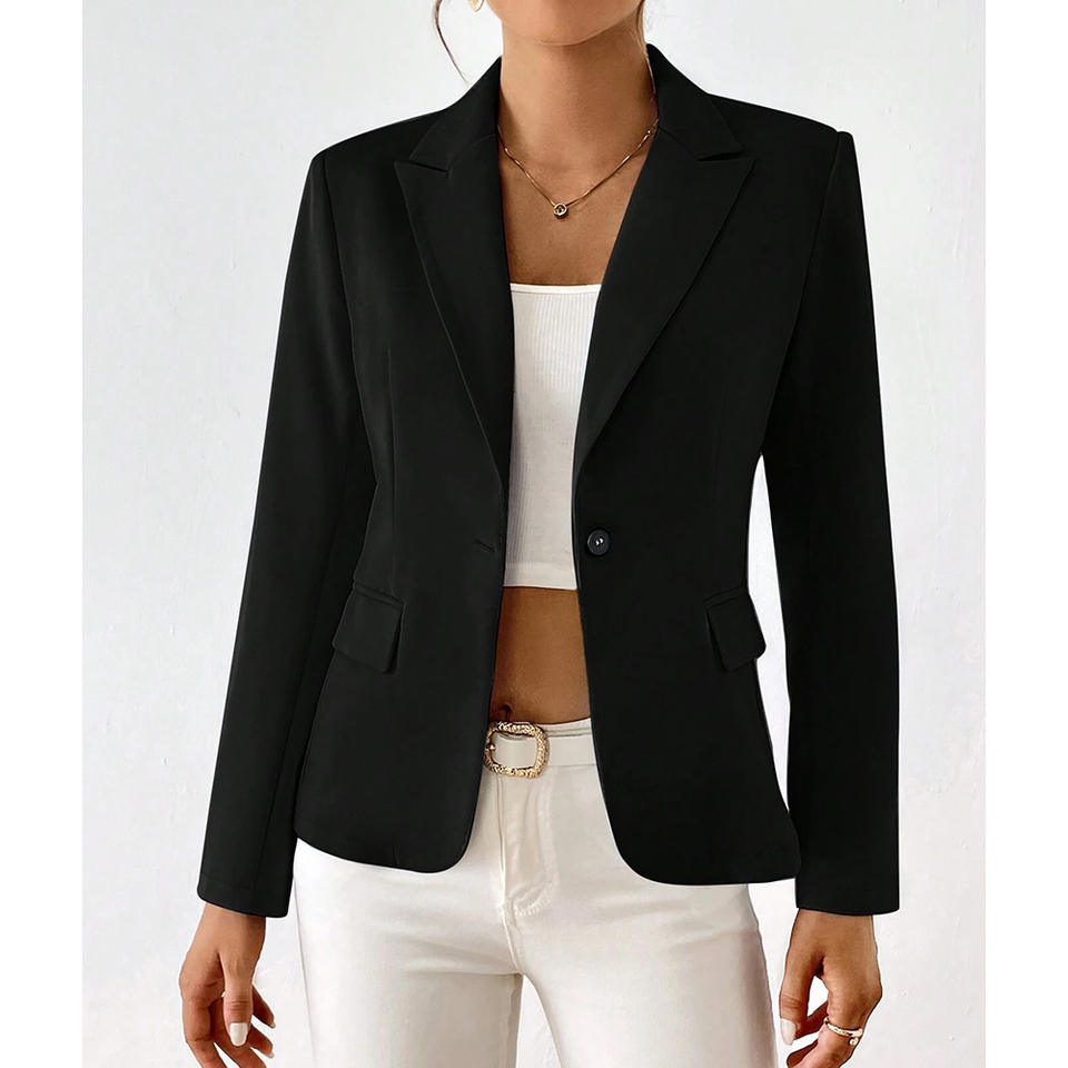 Anspruchsvoller Blazer mit Knopf für Frauen