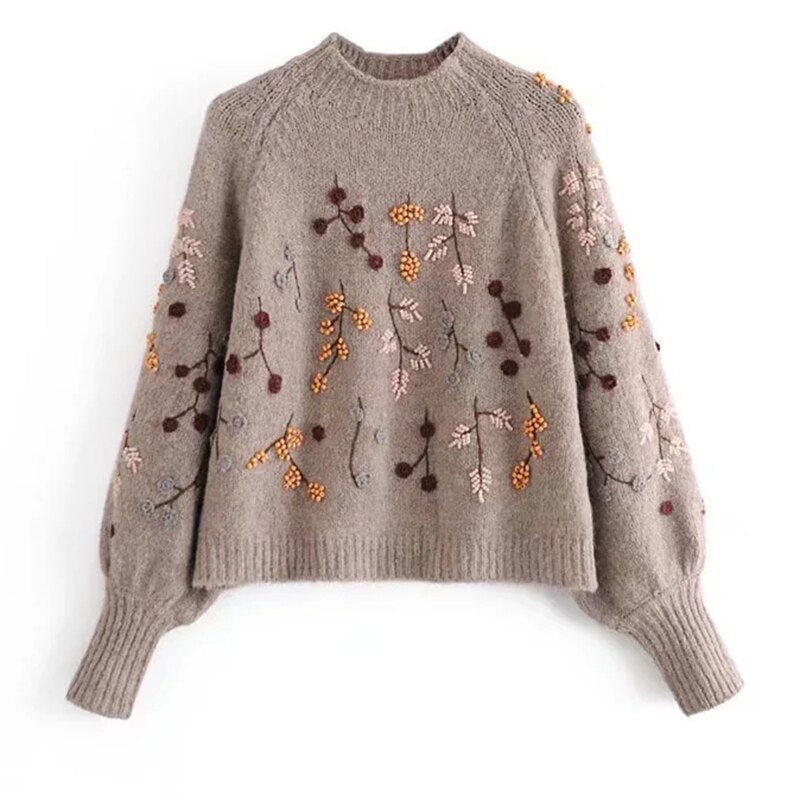 WinterGlam stricken Chic Polyester Pullover