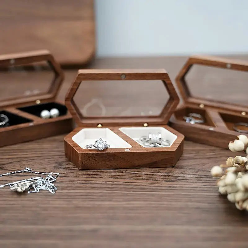Chaste | Premium Holz-Schmuckkästchen