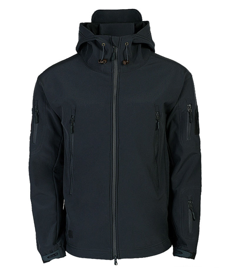 David - Lässige Winter Wind und Wasserdichte Army Jacke für Herren
