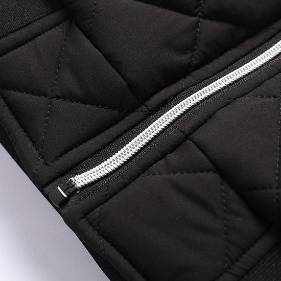 Roelof - Gesteppte Diamant-Winterbomberjacke