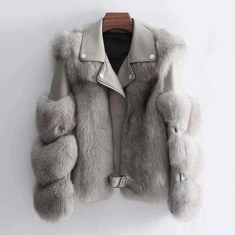 Vienna - Damen Pelz Winterjacke