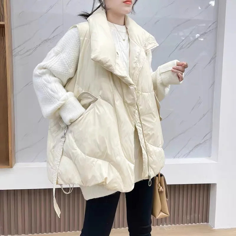 Liana - Oversized Daunenweste für Damen