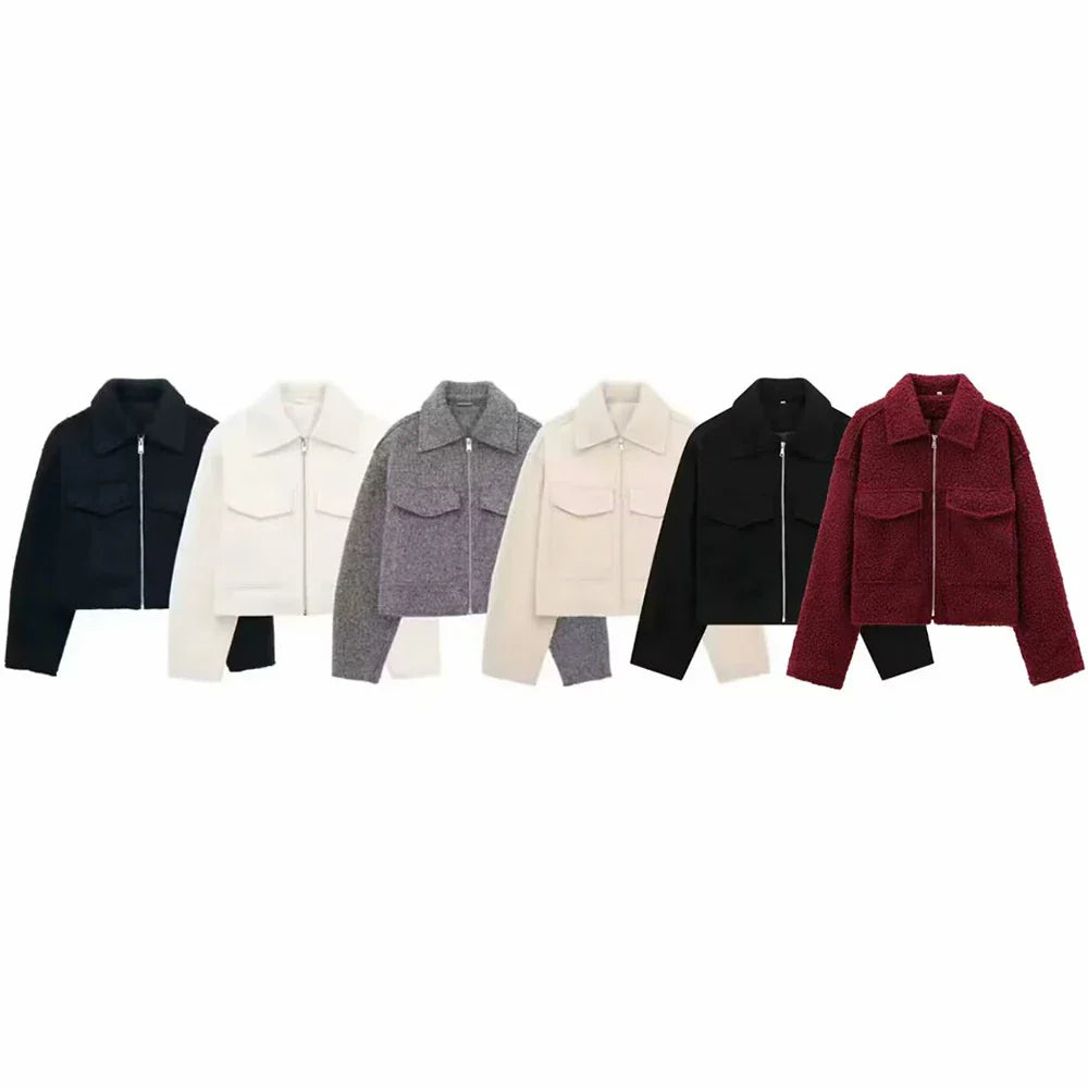 Titiana | Trendy Bequeme Herbst Damen Jacke