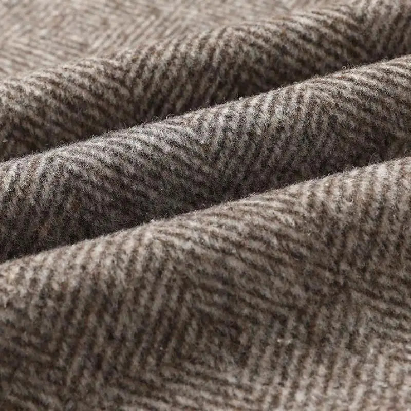 Wesley | Herren-Wolljacke mit Fischgrätenmuster