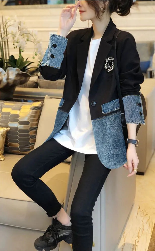 Tina - Winter-Denim-Jacke
