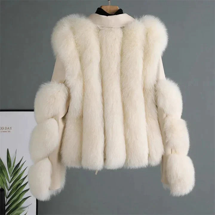 Vienna - Damen Pelz Winterjacke