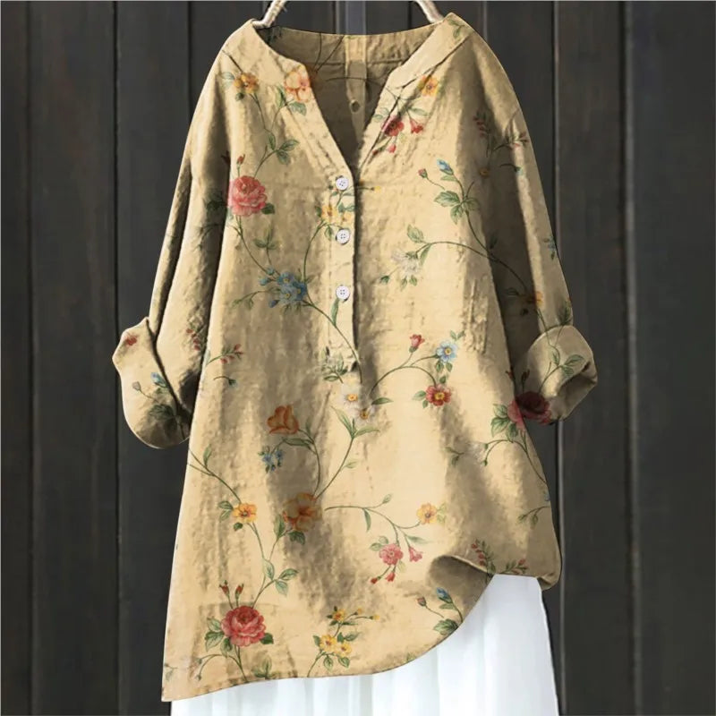 Jullie™ - Lässige Blumenbluse