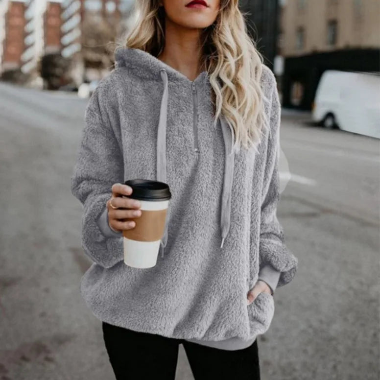 Lana - Stilvoller und Lässiger Winter Weicher Hoodie für Damen