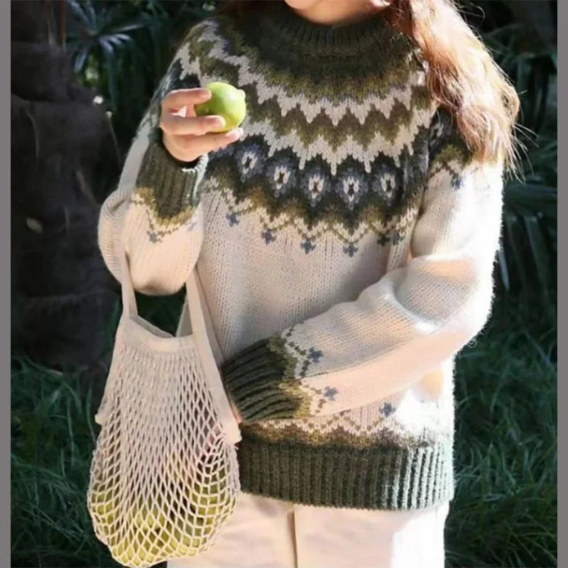 Winter Nordische Wärme Pullover