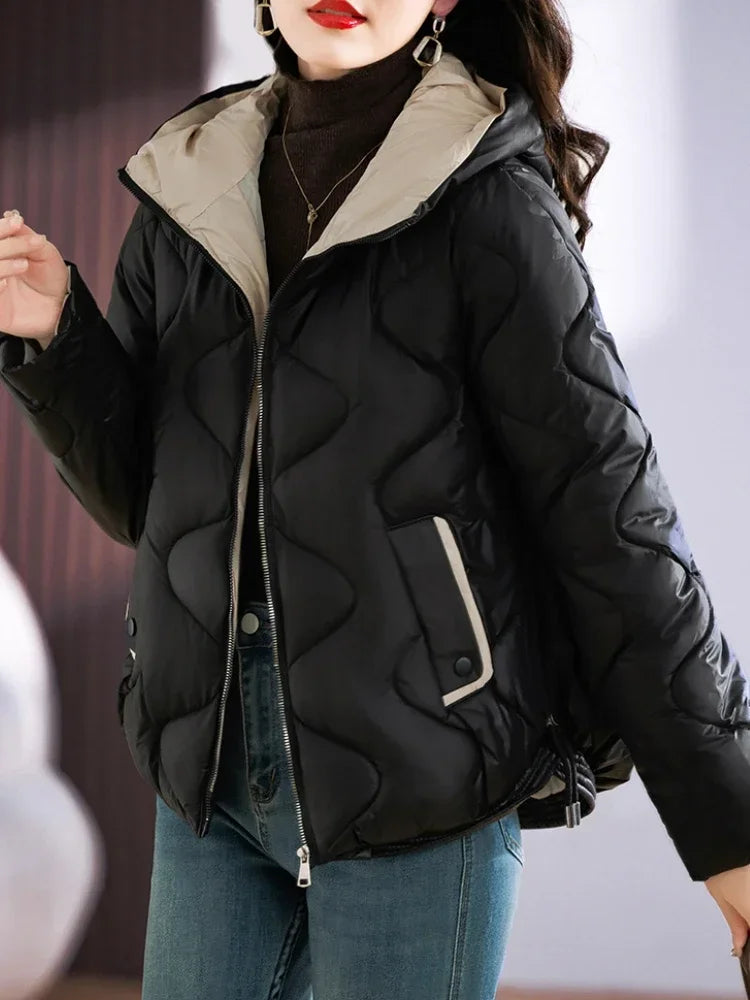 Yuna – Stylische Steppjacke mit Kapuze