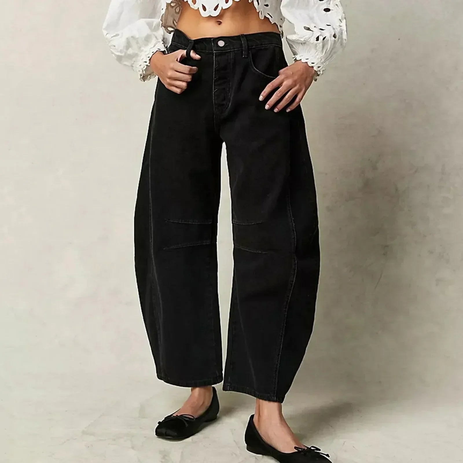 Weite Komfort-Jeans | Baumwollmischung | Lässiger und Bequemer Stil