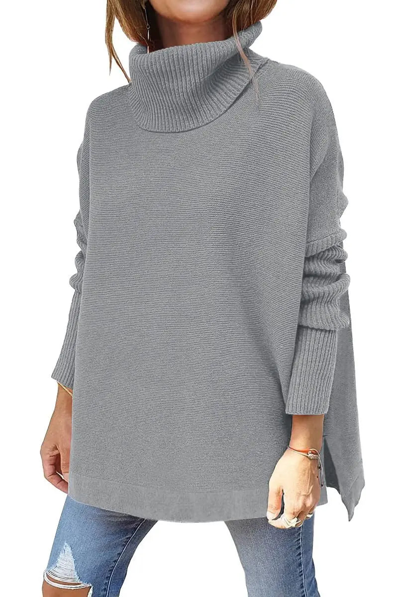 Bea™ - hochkragen Strickpullover