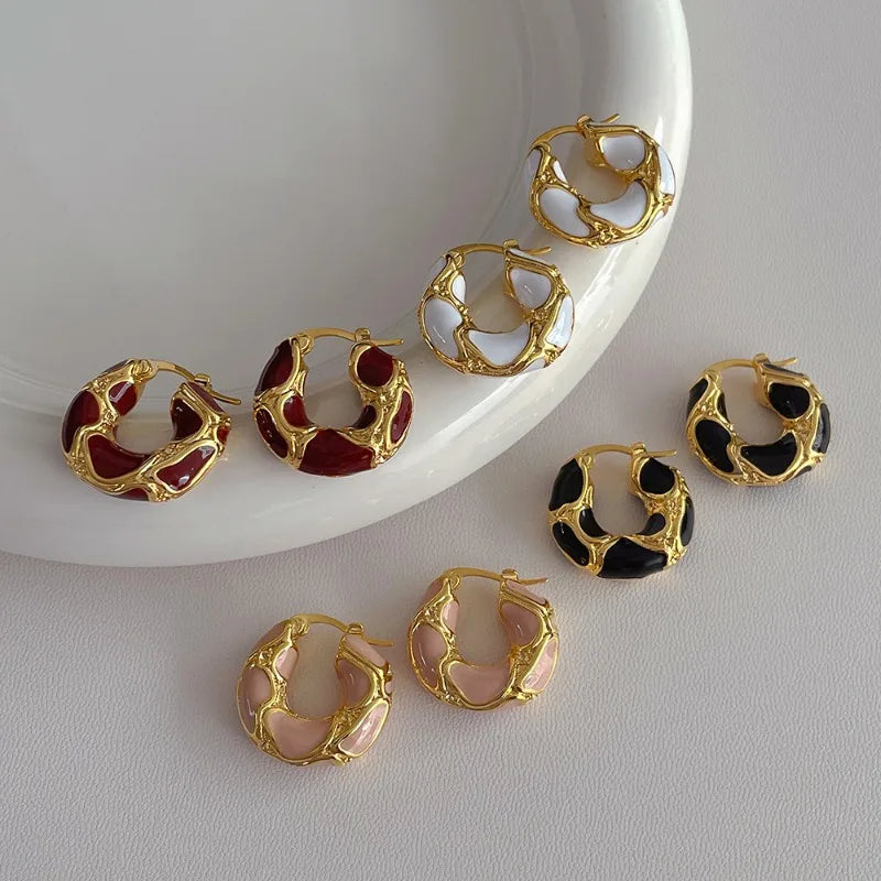 Micara - Golden Mosaic - Ohrringe