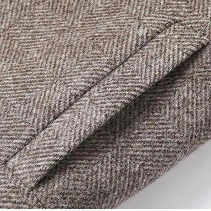 Wesley | Herren-Wolljacke mit Fischgrätenmuster