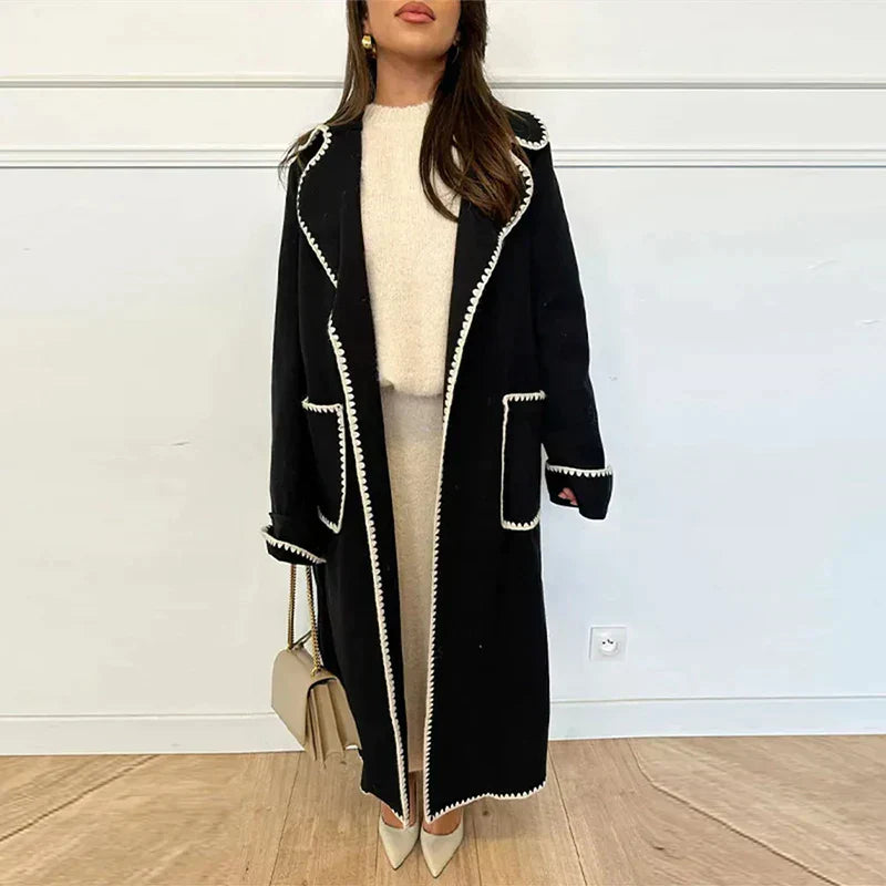 Josephine - Schicker Herbst Langer Wollmantel für Damen