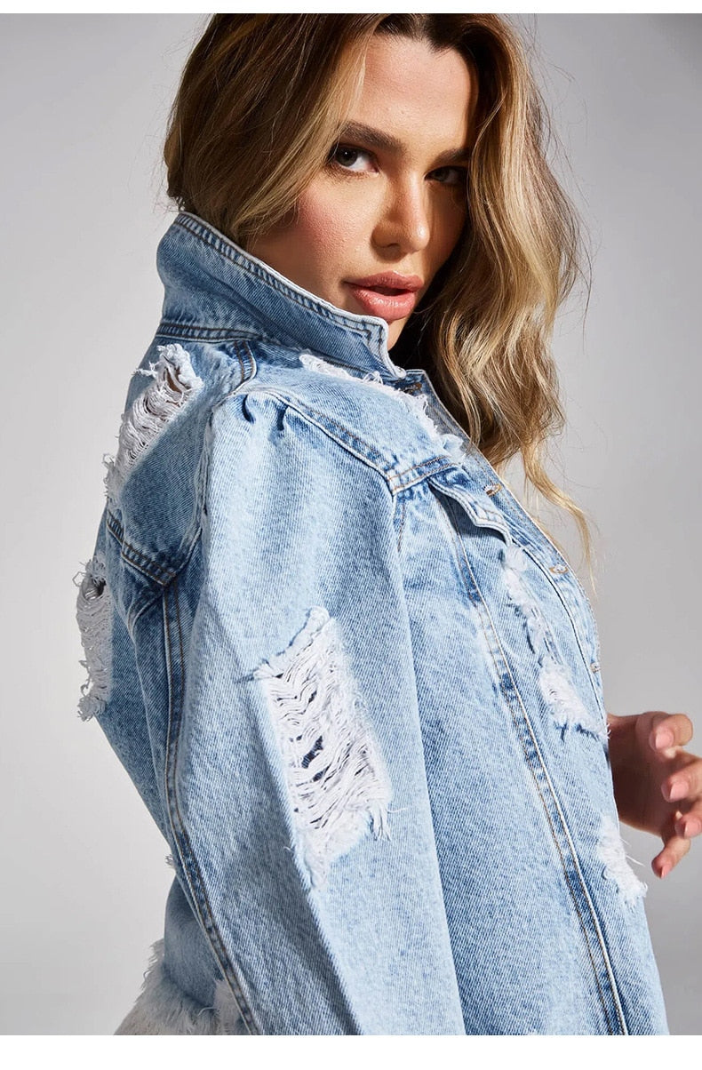 Isabelle - Lässige Jeansjacke
