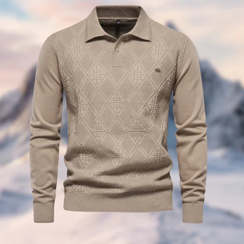 Dylan - Stilvoller Figurbetonter Lässiger Herbstpullover für Herren