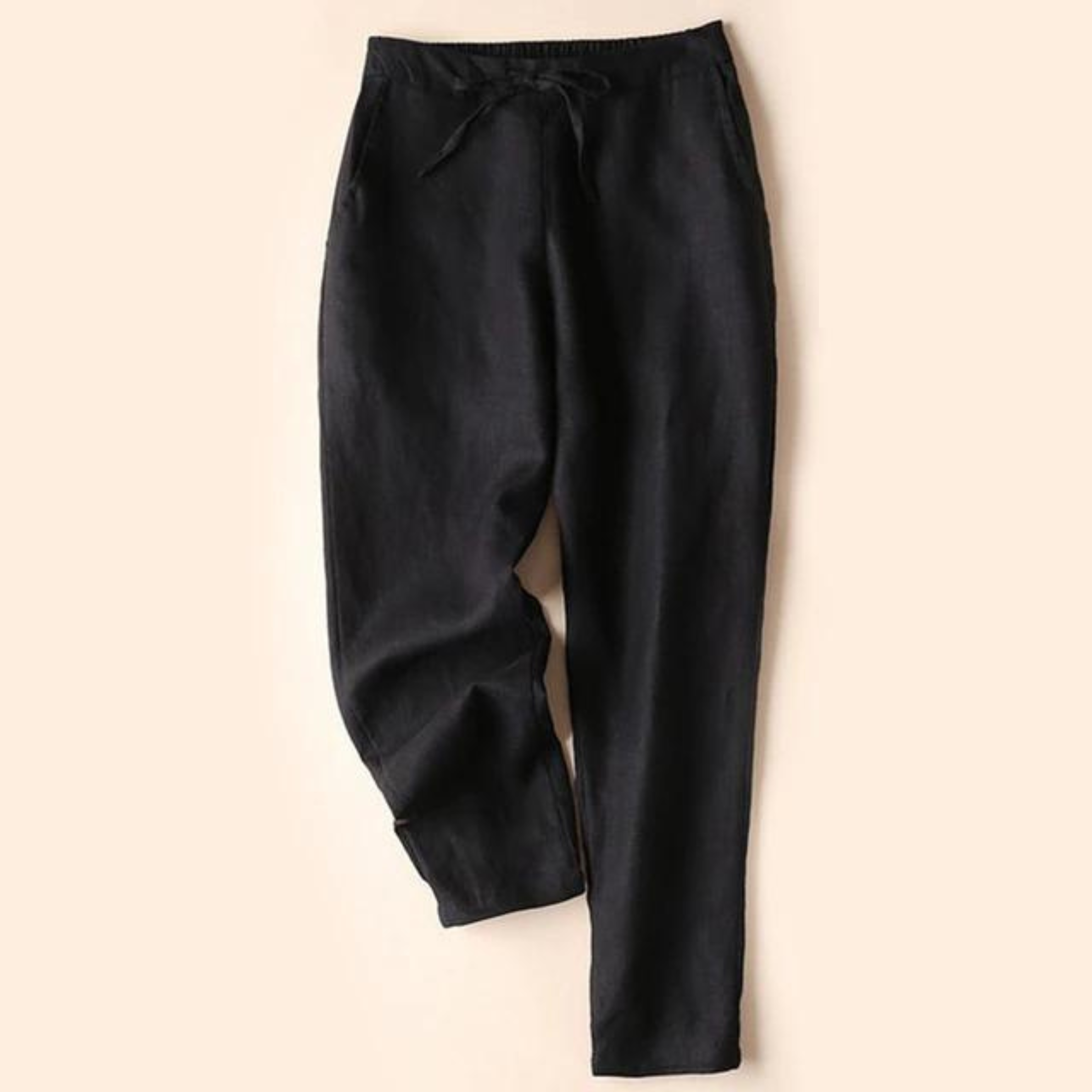Zaina - Damen Baumwoll-Leinen-Hose