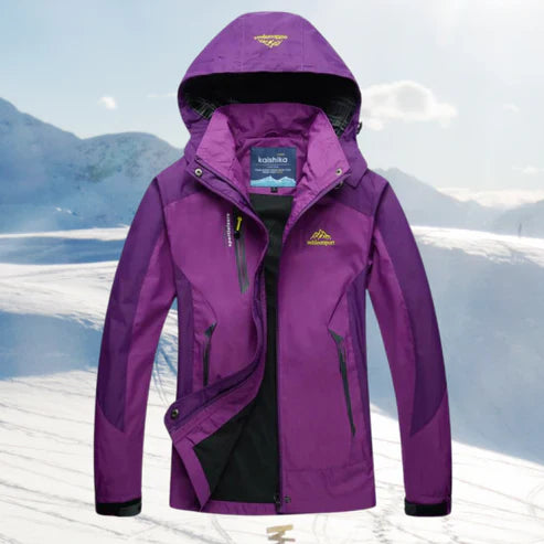 Wasserdichte Kapuzenjacke für Damen
