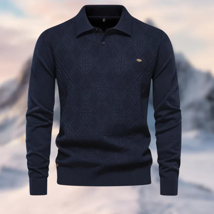 Dylan - Stilvoller Figurbetonter Lässiger Herbstpullover für Herren