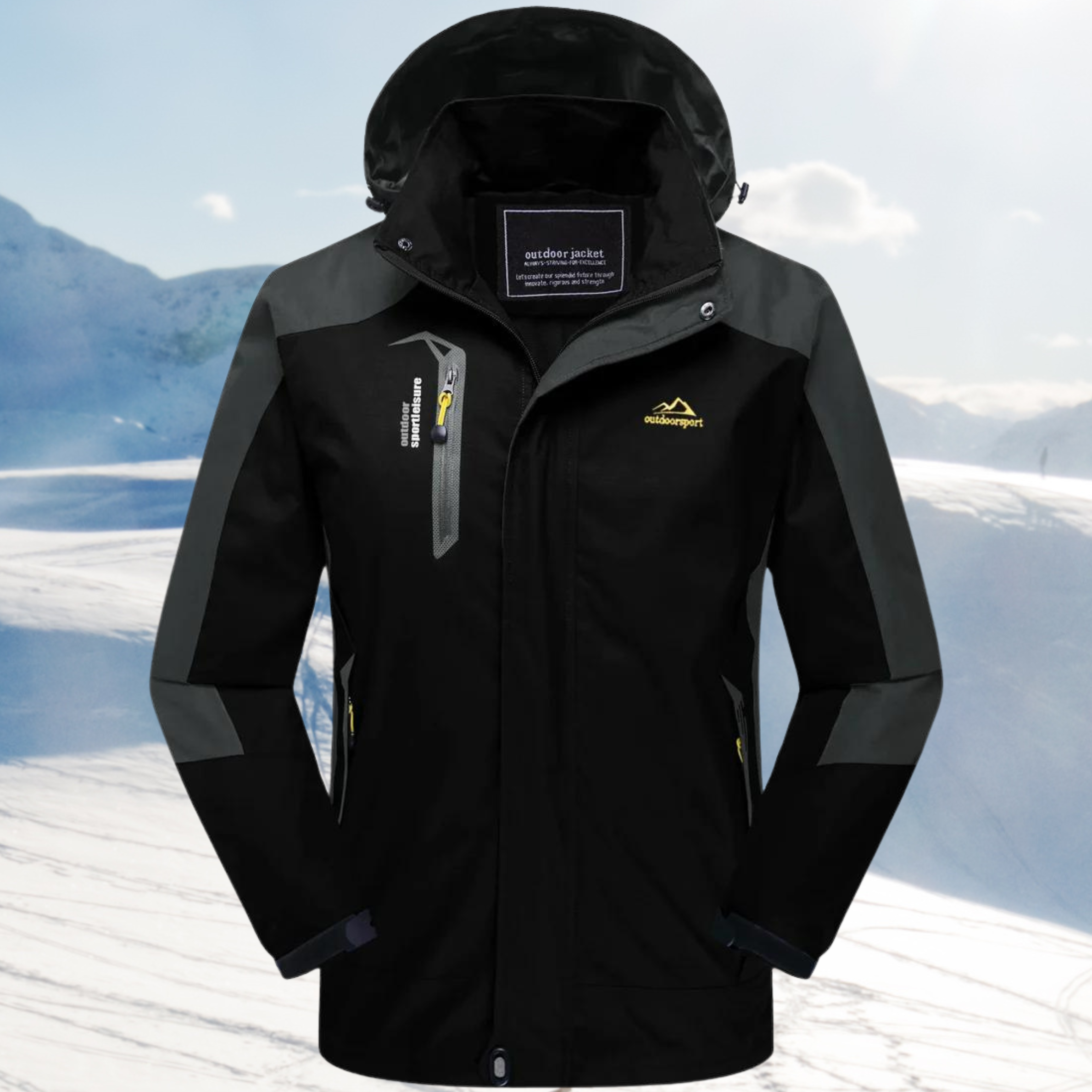 Wasserdichte Kapuzenjacke für Damen