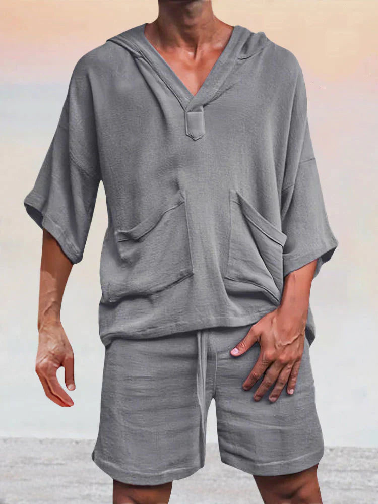 Damon – Kapuzenpullover und Shorts für Herren
