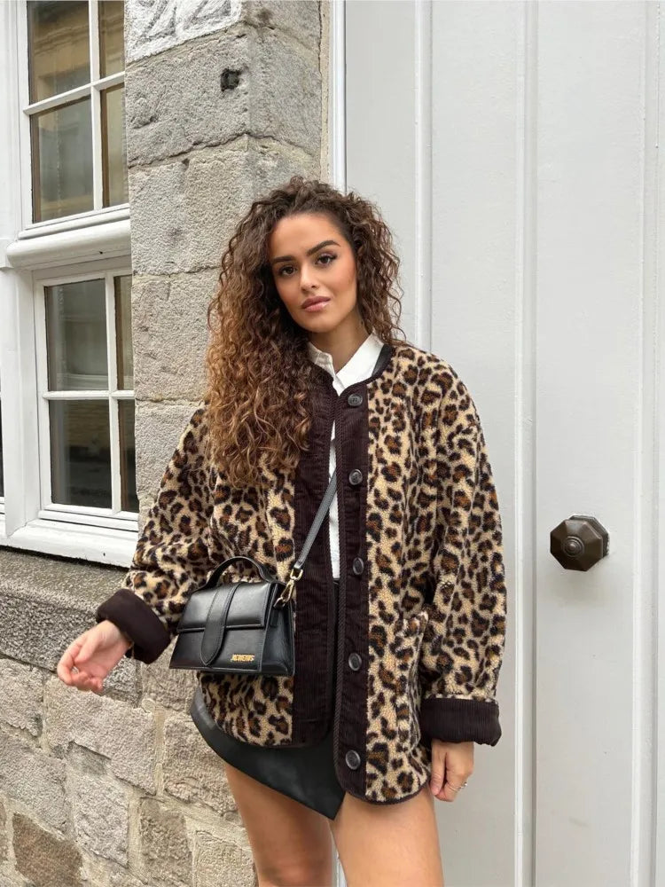 Kim - Jacke mit Leopardenmuster