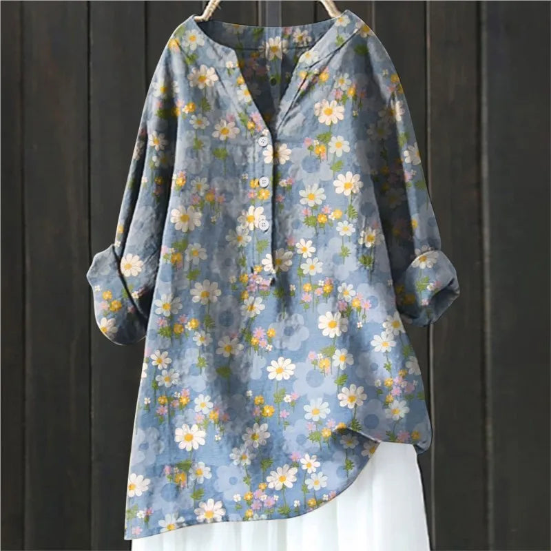 Jullie™ - Lässige Blumenbluse