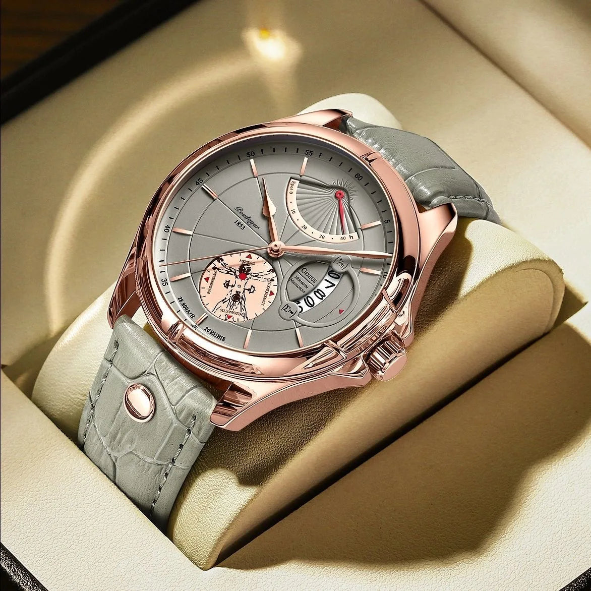 Aarnink - Luxuriöse Herren-Quarz-Armbanduhr