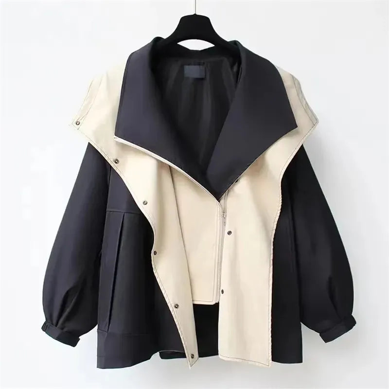 Silke - Modischer Trenchcoat mit Kapuze