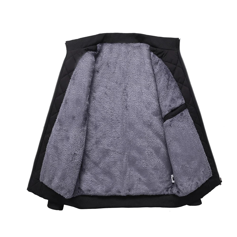 Roelof - Gesteppte Diamant-Winterbomberjacke