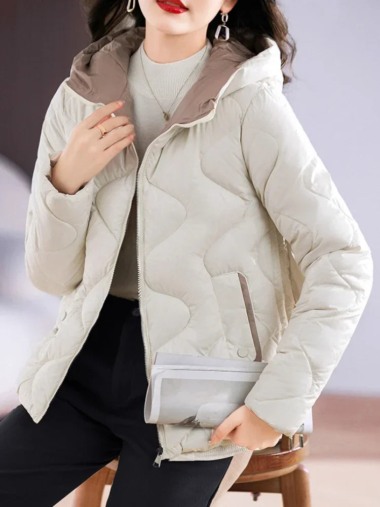Yuna – Stylische Steppjacke mit Kapuze