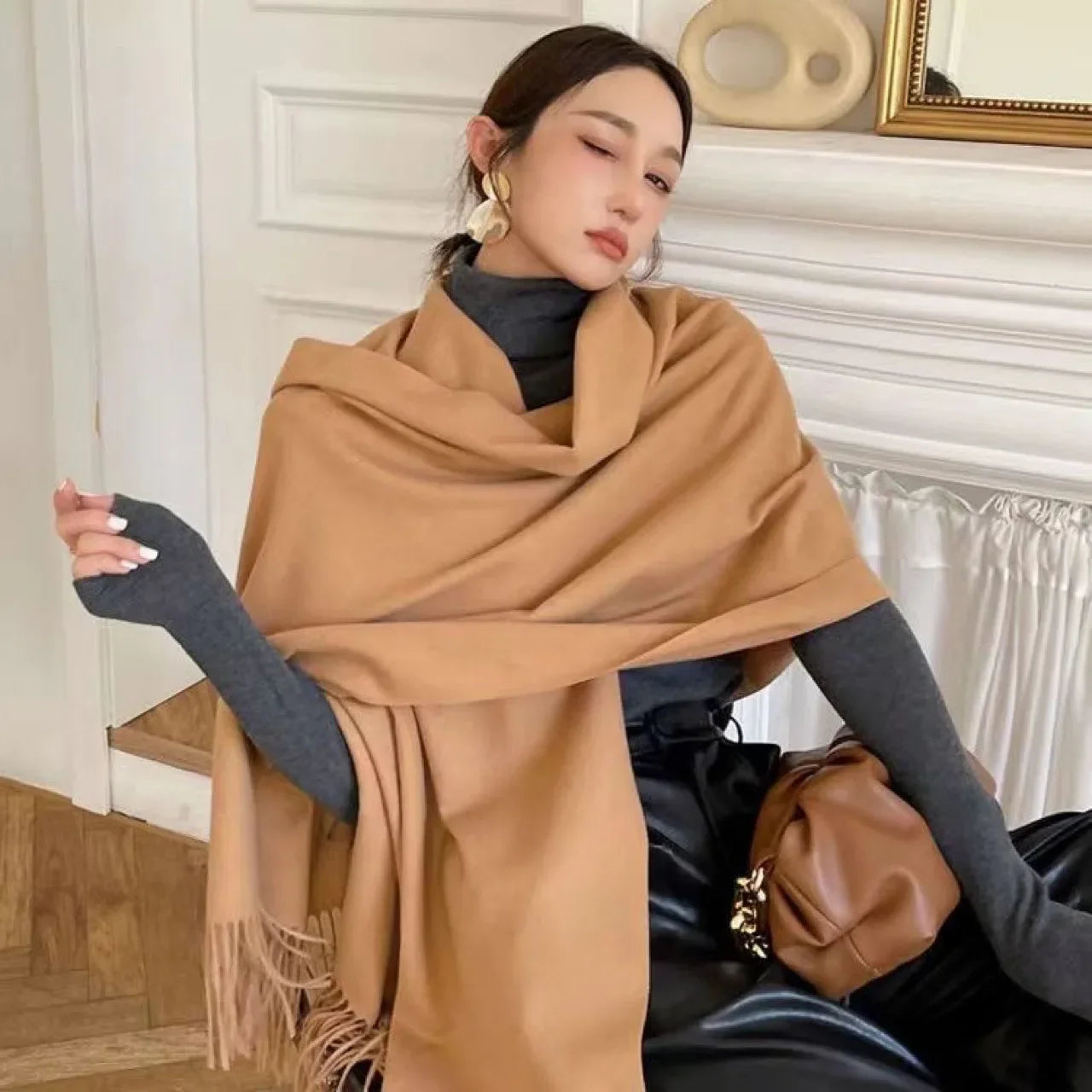 Warmer Schal für Damen