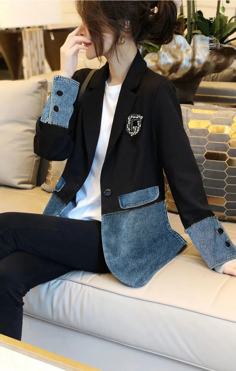 Tina - Winter-Denim-Jacke