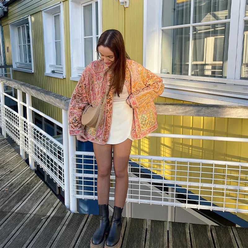Lisa | Elegante Jacke mit Aufdruck