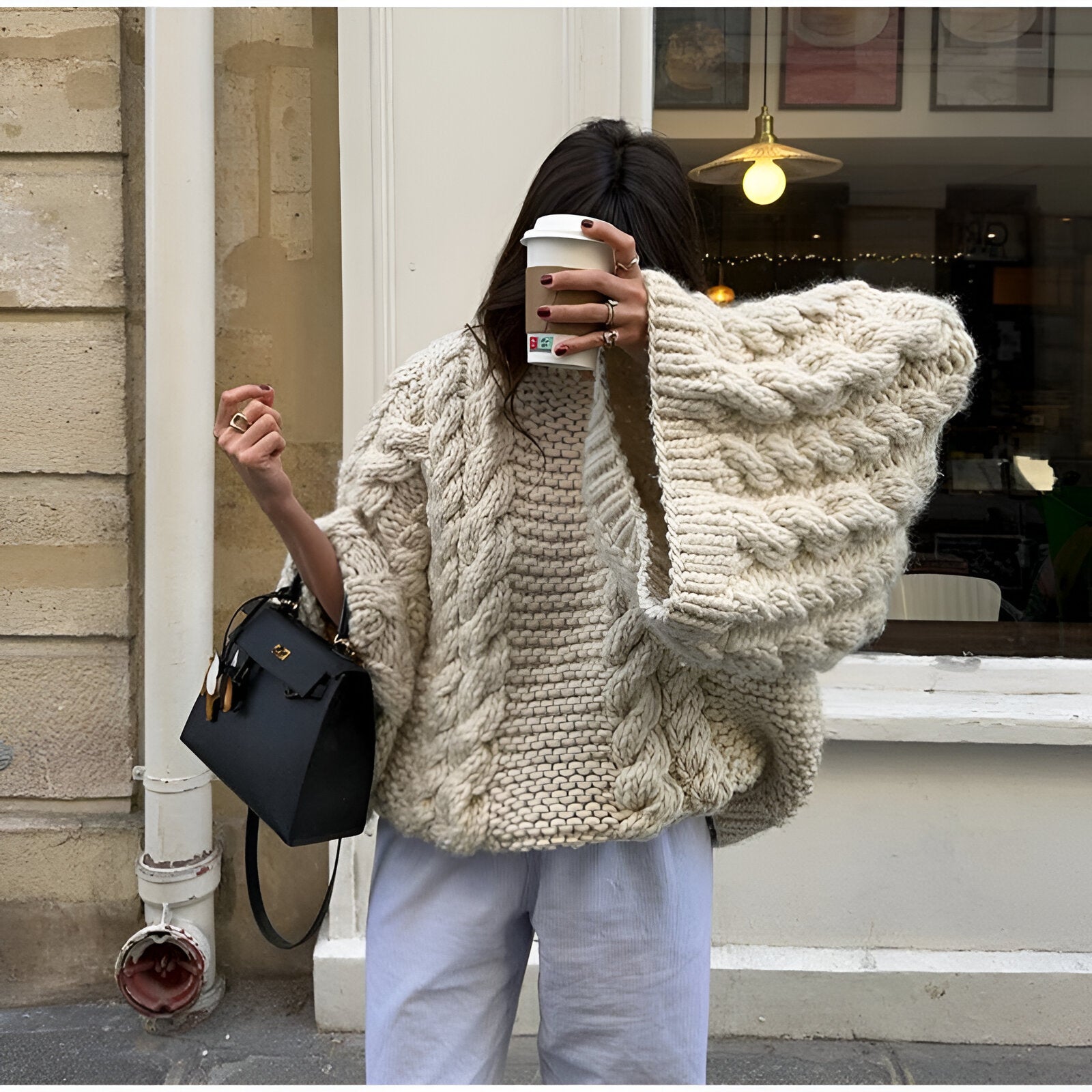 Sainab™ - Oversize-Strickpullover
