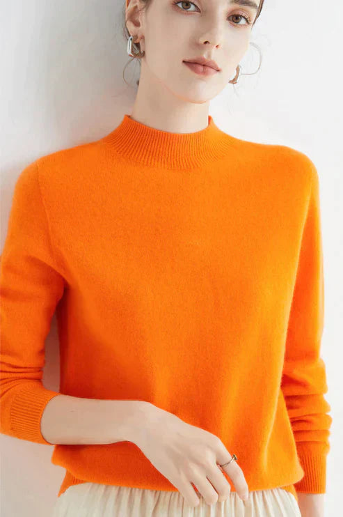 Lässiger Rollkragenpullover für Damen