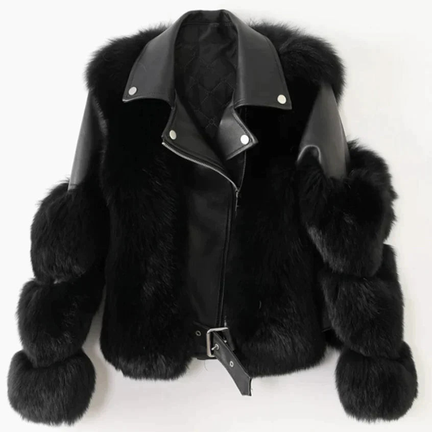Vienna - Damen Pelz Winterjacke