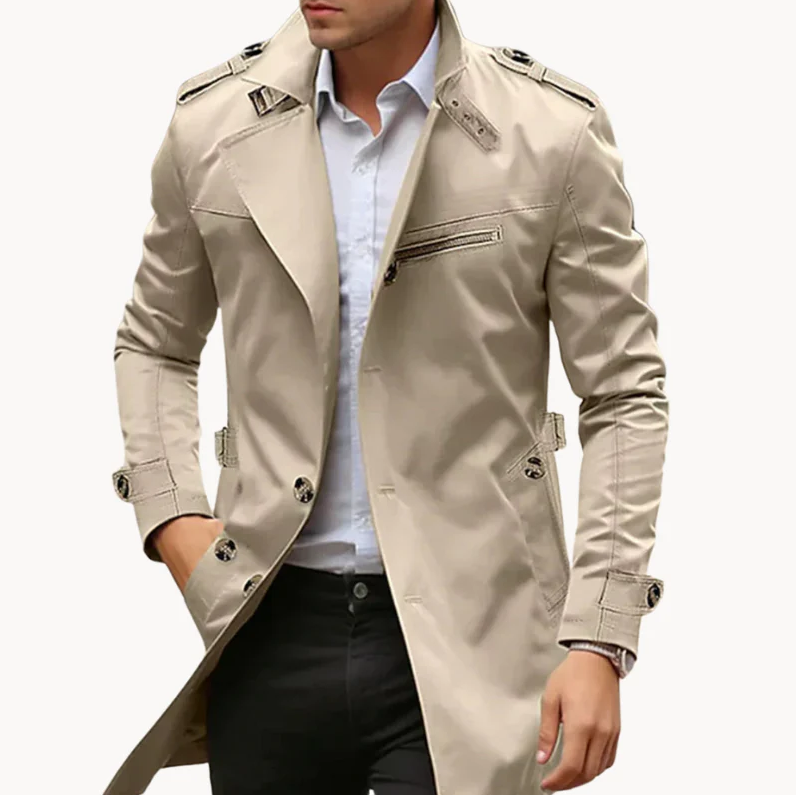 Dominik | eleganter leichter trenchcoat für herren