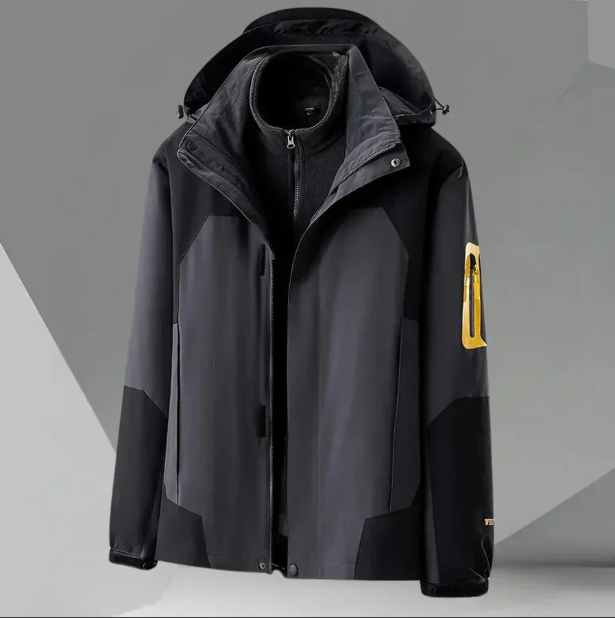 Hochwertige Herren-windjacke mit kapuze