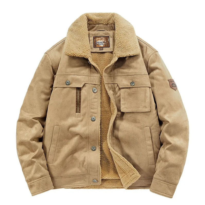 Barun - freizeitjacke mit samtfutter