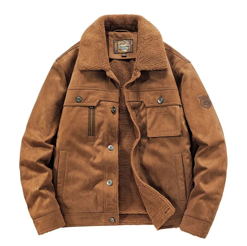 Barun - freizeitjacke mit samtfutter
