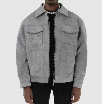 Lionel – klassische wildleder-strabenjacke