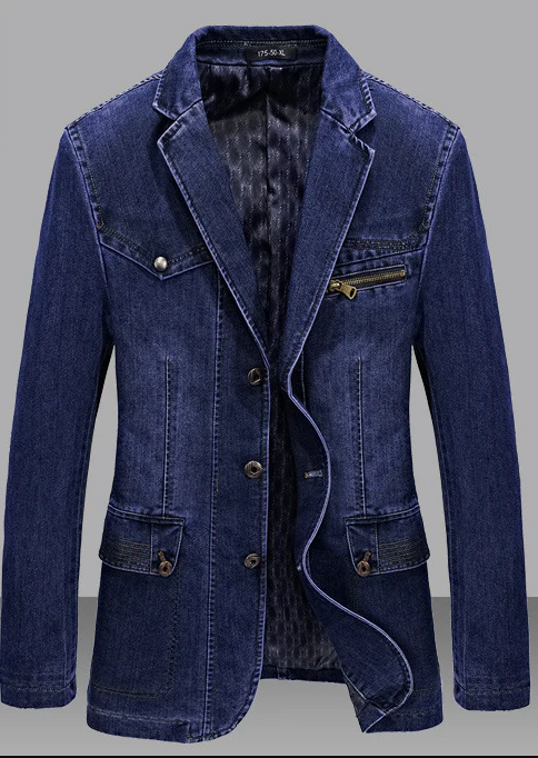 Riki | jeansjacke für männer
