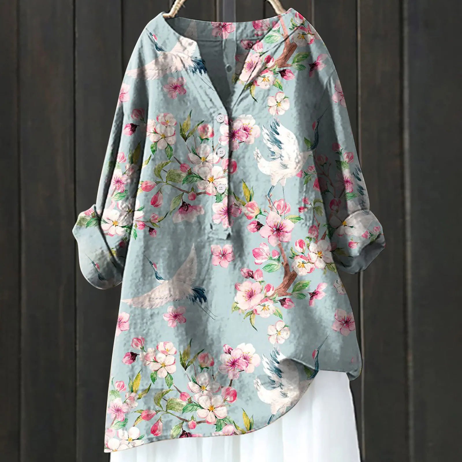 Jullie™ - Lässige Blumenbluse