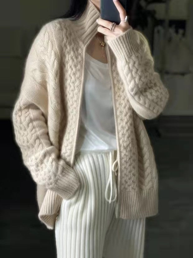 Rachel - Schicke Herbst-Stylische Strickjacke für Damen